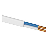 Провод TDM ПВВП 2x4, ГОСТ, 100м, белый SQ0127-0254