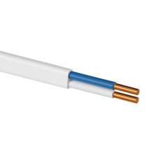 Провод TDM ПВВП 2x4, ГОСТ, 100м, белый SQ0127-0254