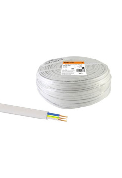 Шнур TDM ШВВПмб 3x0,5 200м, белый Народный SQ0120-0355