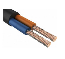 Провод iTOK ПВСн 2x1 ГОСТ черный 50м i-KPP-PVSN-210-50-B