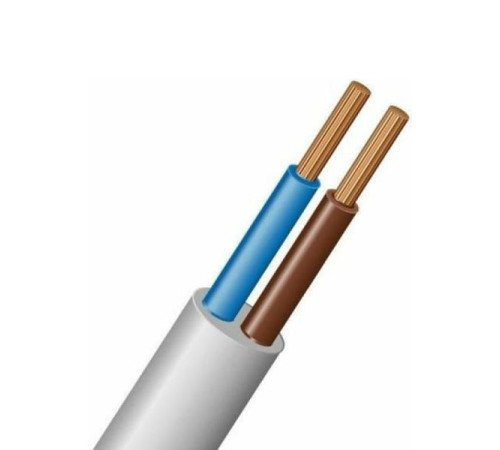 Провод iTOK ПВСн 2x0,75 ГОСТ белый 50м i-KPP-PVSN-2075-50-W