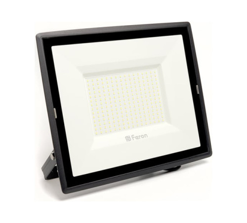 Светодиодный прожектор Feron LL-924 2835 SMD 200W 6400K IP65 AC220V/50Hz, черный с матовым стеклом 29499