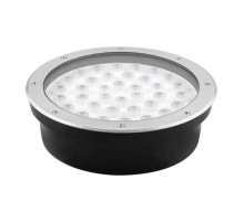 Тротуарный светильник Feron SP2708 24LED теплый белый, 24W, 250хH90mm, IP67 32136