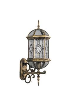 Садово-парковый светильник Feron PL130 60W 230V E27, черное золото 11334