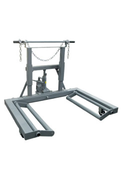 Тележка для колес (1 т, высота подъема 170 мм) WIEDERKRAFT WDK-81001