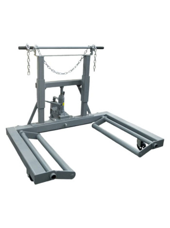 Тележка для колес (1 т, высота подъема 170 мм) WIEDERKRAFT WDK-81001