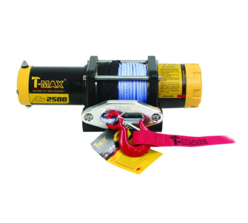 Электрическая лебедка с синтетическим тросом T-Max ATW PRO 2500 W0528