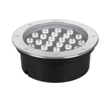 Тротуарный светильник Feron SP2707 18LED теплый белый, 18W, 200хH90mm, IP67 32134