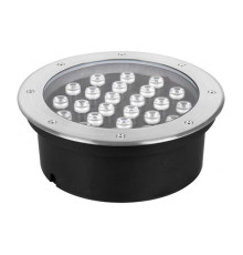 Тротуарный светильник Feron SP2707 18LED теплый белый, 18W, 200хH90mm, IP67 32134