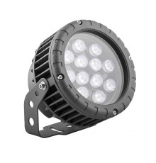 Светодиодный прожектор Feron LL-883 D150xH200, IP65 12W 85-265V, зеленый 32235