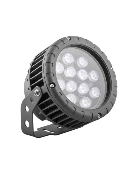 Светодиодный прожектор Feron LL-883 D150xH200, IP65 12W 85-265V, зеленый 32235