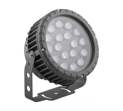 Светодиодный прожектор Feron LL-884 D180xH230, IP65 18W 85-265V, зеленый 32236