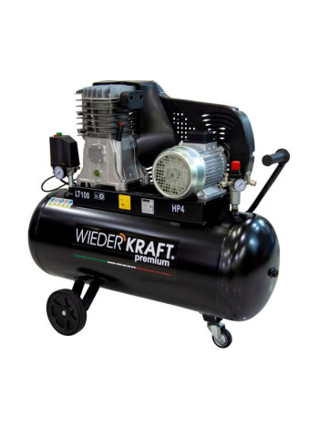Воздушный ременной компрессор 100л 541л/мин WIEDERKRAFT WDK-91054