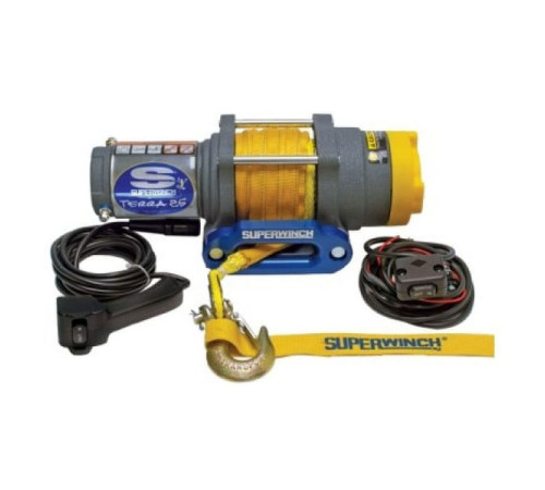 Электрическая лебедка синтетический трос Superwinch Terra 25 W0856