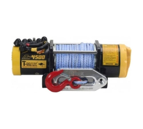 Электрическая лебедка с синтетическим тросом T-Max ATW PRO 4500 W0372