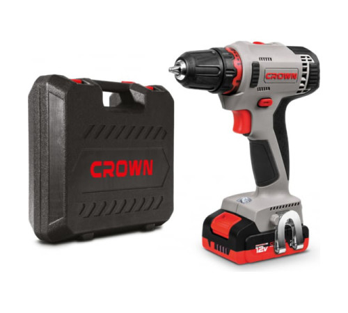 Аккумуляторная дрель-шуруповерт Crown CT21081H-2 BMC 
