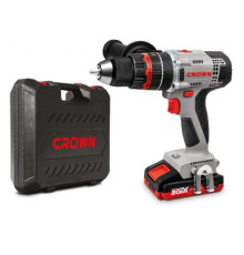 Аккумуляторная ударная дрель-шуруповерт Crown CT21075HMX-2 BMC