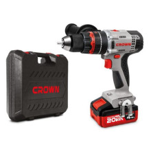 Аккумуляторная ударная дрель-шуруповерт Crown CT21075HMX-4 BMC