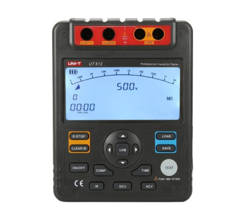 Цифровой измеритель сопротивления изоляции UNI-T UT512 00-00000189