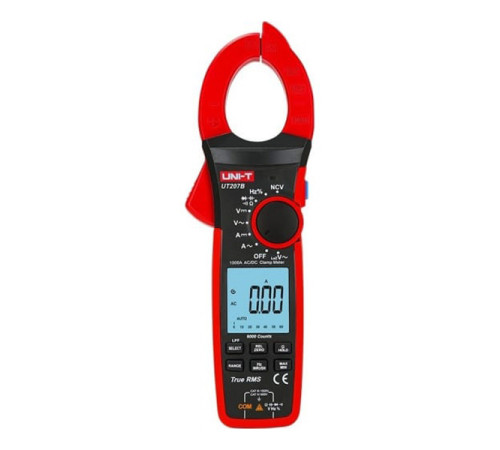 Токоизмерительные цифровые клещи UNI-T UT207B True RMS, AC/DC, 1000A, 00-0004256
