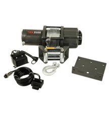 Лебедка для квадроцикла 4REVO S3500 lbs, 12В, со стальным тросом 4R-W351A