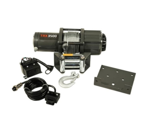 Лебедка для квадроцикла 4REVO S3500 lbs, 12В, со стальным тросом 4R-W351A