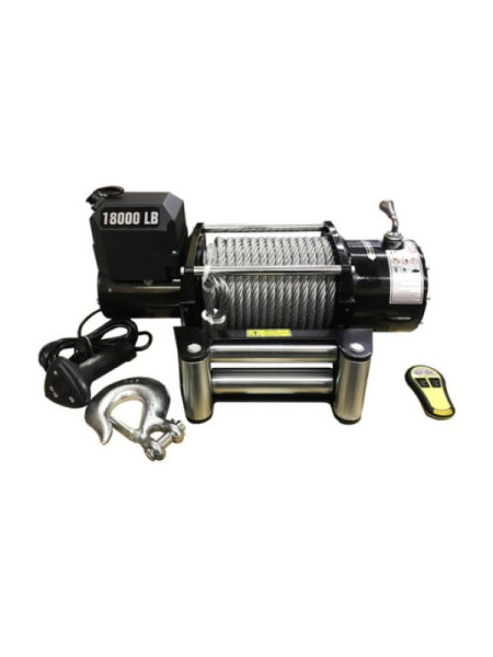 Автомобильная лебедка 4REVO 18000 lbs, 24В, со стальным тросом 4R-W180A-24