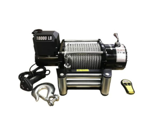Автомобильная лебедка 4REVO 18000 lbs, 24В, со стальным тросом 4R-W180A-24