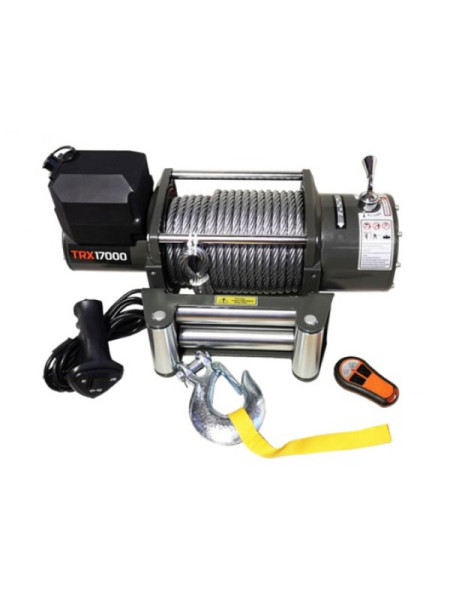 Автомобильная лебедка 4REVO 17000 lbs, 24В, со стальным тросом 4R-W170A-24