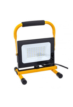 Переносной светодиодный прожектор IEK LED СДО 06-50П, 6500К, IP65, черный LPDO603-050-65-K02