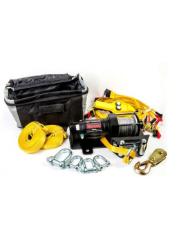 Переносная лебедка 12В Автоспас ЛПЭ09П Пегас W1861