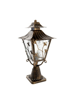 Садово-парковый светильник Feron PL634 60W 230V E27, черное золото 11644