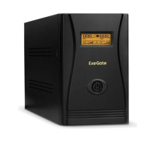 Источник бесперебойного питания ExeGate SpecialPro Smart LLB-3000 LCD AVR EURO RJ USB 3000VA/1800W LCD AVR 4евро RJ45/11 USB