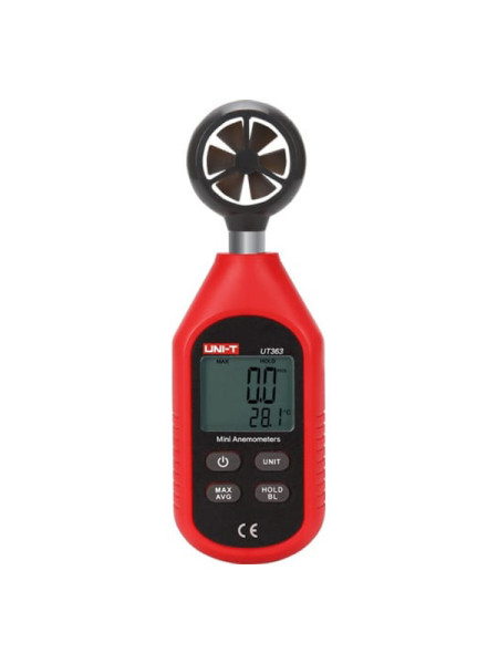 Анемометр-термометр с крыльчаткой цифровой UNI-T UT363 00-00007444