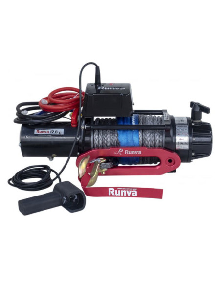 Автомобильная электрическая лебёдка RUNVA 12V 12500 lbs 5670 кг EWB12500SSR