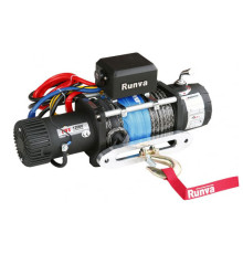 Автомобильная электрическая лебёдка RUNVA 12V 12000 lbs 5443 кг синтетический трос EWX12000SR