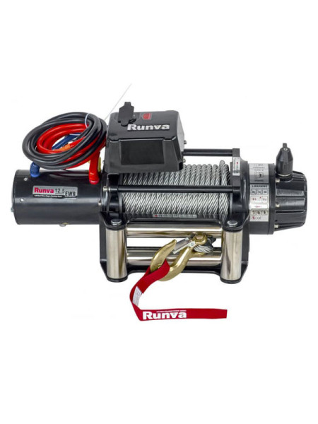 Автомобильная электрическая лебёдка RUNVA 12V 12500 lbs 5670 кг влагозащищенная EWB12500S