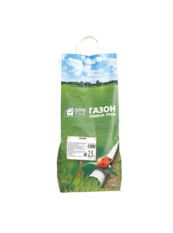 Семена газона Зеленый уголок травосмесь Олигарх 1 кг 21503