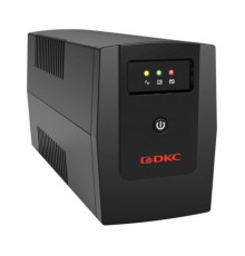 Линейно-интерактивный источник бесперебойного питания DKC 600 ВА/360 Вт, 1/1, 2xSchuko, 1x7Aч INFO600S
