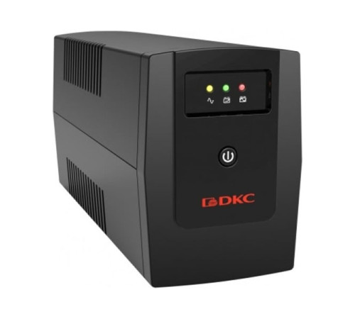 Линейно-интерактивный источник бесперебойного питания DKC 1500 ВА/900 Вт, 1/1, 3xSchuko, USB + RJ45, LCD, 2x8Aч INFOLCD1500S