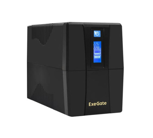 Источник бесперебойного питания ExeGate Power Smart ULB-1000.LCD.AVR.4C13 1000VA 4C13, Black 292789