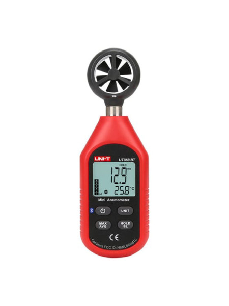 Цифровой анемометр-термометр с крыльчаткой UNI-T UT363BT 00-00011273