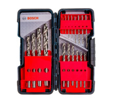Набор сверл (18 шт; 1-10 мм; HSS-G) по металлу TOUGH BOX Bosch 2607019578