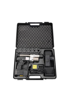 Электрический пресс-инструмент Зубр ШиреФит для развальцовки труб в пластиковом кейсе 14-32 мм 51615