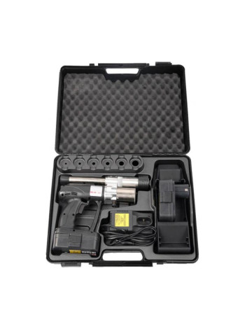 Электрический пресс-инструмент Зубр ШиреФит для развальцовки труб в пластиковом кейсе 14-32 мм 51615