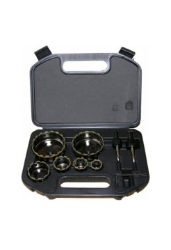 Набор алмазных коронок по керамограниту 9 предм. (25-73 мм) Энкор 9457