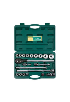 Набор торцовых головок для крупногабаритной техники KRAFTOOL Truck 20 20 предм. (3/4") 27895-H20 27895-H20_z01