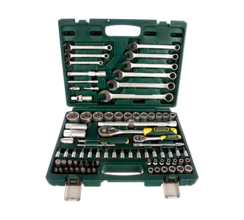 Набор торцовых головок 1/2",1/4", 82шт KRAFTOOL EXPERT QUALITAT SUPER LOCK 27887-H82_z02