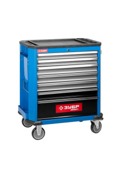 Инструментальная тележка Зубр 7 ящиков, 730x475x910 мм 38903-7