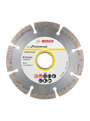 Диск алмазный ECO Universal (115х22.2 мм) Bosch 2608615040